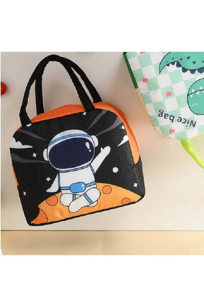 vivimall Insulated Bag Astronaut Print Black | HappyTote 7