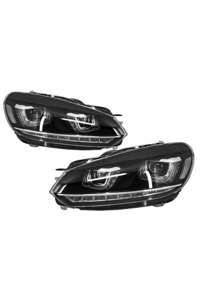 OEM Faruri LED compatibil cu VW Golf 6 VI (2008-2013) Design Golf 7 3D U Desi...