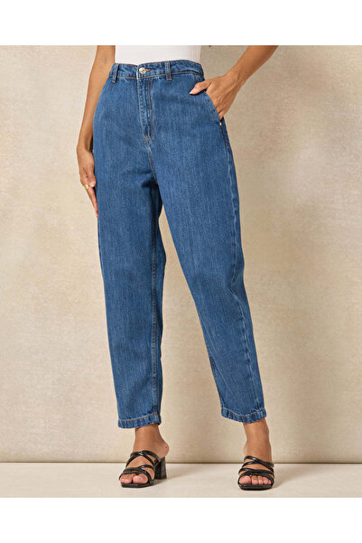 REDTAG Women Blue High Waist Jeans