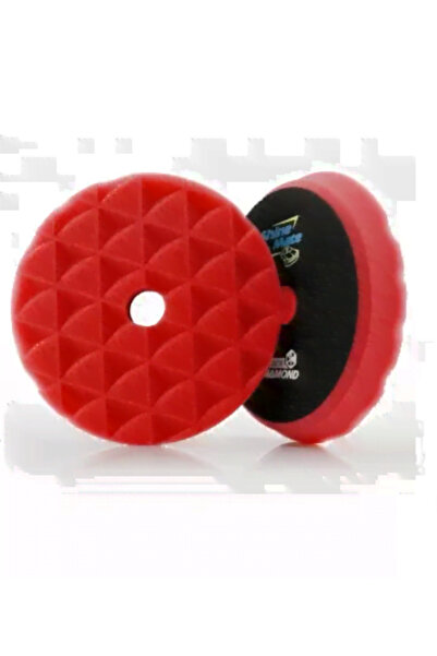 OEM Disc abraziv spumă 125-150 mm - Shine Mate, 5 inci, finisaj roșu diamantat