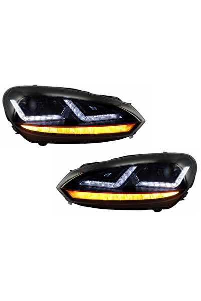 OEM Faruri Osram LED compatibil cu VW Golf 6 VI (2008-2012) GTI Rosu LEDrivin...