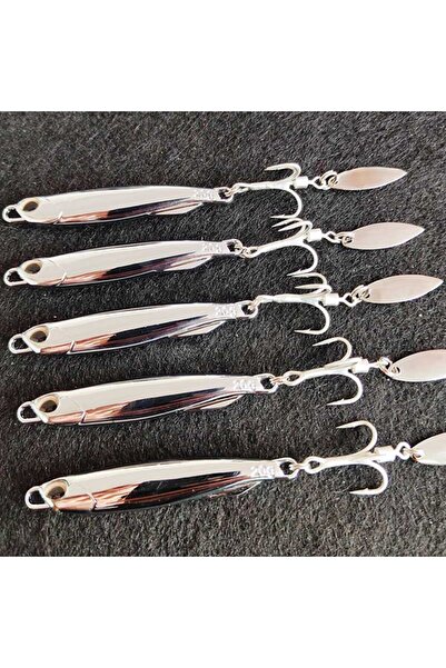 Choice 60 جرام 5 قطع/عبوة طُعم من الحديد المطلي بالكهرباء 15 جرام 20 جرام 30 جرام طُعم صيد سمك البحر الاصطناعي الدوار