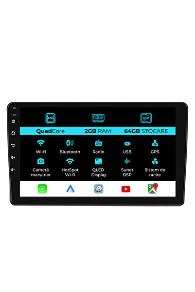 OEM Navigatie Dedicata Kia Ceed (2006 - 2012), 9Inch, 2Gb Ram, 64Gb Stocare, ...