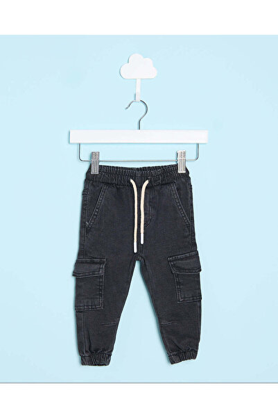 REDTAG Infant Boys Navy Stretch Denim Jogger Jeans