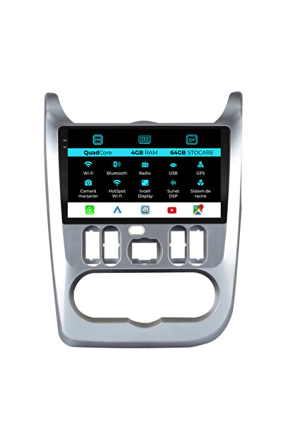 OEM Navigatie Dedicata Dacia Logan Duster Sandero (2008-2013),QuadCore, 9Inch...