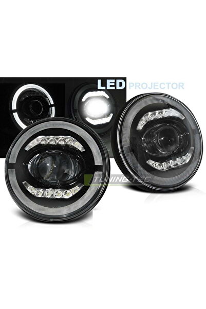 OEM Faruri ANGEL EYES LED NEGRE JEEP WRANGLER JK 1996-2018