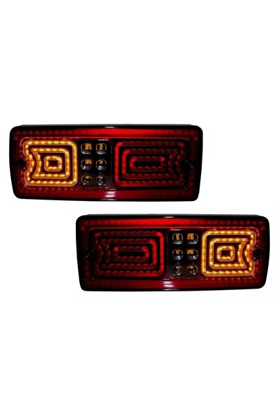 OEM Stopuri LED compatibil cu Mercedes W463 G-Class (1989-2015) Rosu/Fumuriu