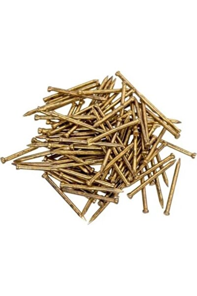 Becenhouse 10 adet Sarı 3 cm Beton Çivisi 3*30 ( Saat ,Çerçeve Duvara Montajı İçin )