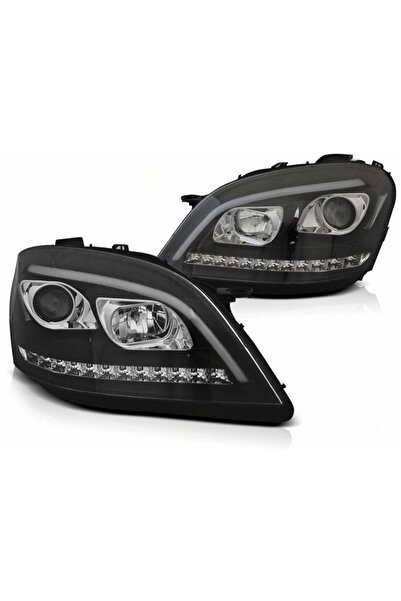 OEM Faruri Tube Light compatibil cu Mercedes M-Class W164 (2005-2008) Negru c...