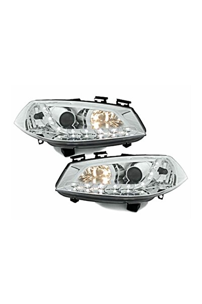 OEM Faruri DAYLIGHT compatibil cu Renault Megane (11.2002-12.2005) Crom