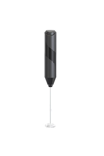 zola Milk frother, with spiral frothing tip, black