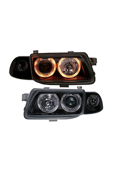 OEM Faruri Angel Eye compatibil cu OPEL Astra F (10.1991-02.1998) Negru