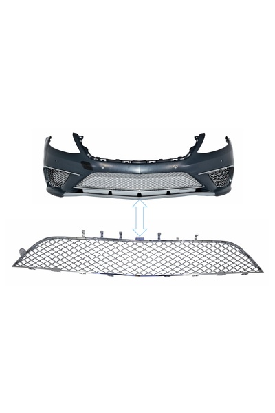 OEM Grila Central Inferioara Cromata compatibil cu Mercedes S-Class W222 (201...