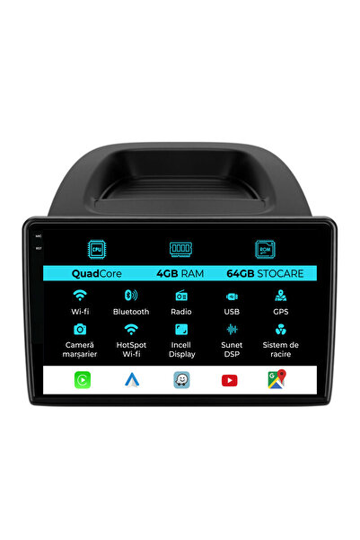 OEM Navigație dedicată Ford Ecosport (2017-2025), QuadCore, 9 inci, 4 GB RAM,...