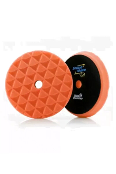 OEM PAD SPUMA 150-180MM - SHINE MATE 6 INCH FOAM PAD ORANGE DIAMOND TAIERE MEDIE