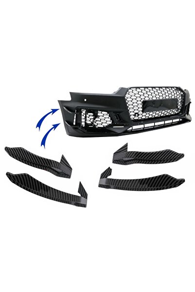 OEM Ornamente Carbon Film compatibil cu Audi A5 F5 (2017-2019) pentru Bara Fa...