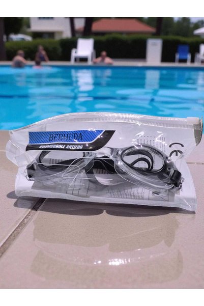 Fidan oyuncak Uv Protection Professional Silicone Strap Pool Sea Swimming Goggles (with Earplugs)
