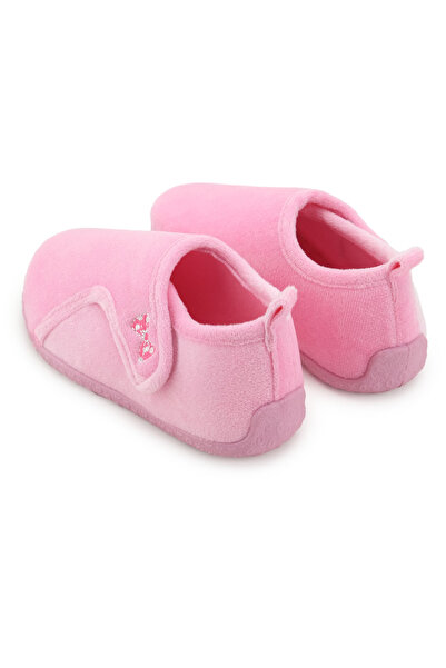 GEZER Girl's Winter Pvc Comfortable Sole Velcro Adjustable Home School Nursery Slippers Shoes