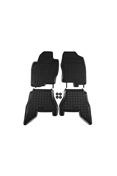 OEM Covorase Presuri Auto Negru din Cauciuc compatibil cu NISSAN Pathfinder I...