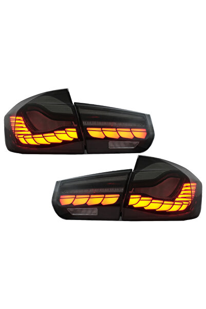 OEM Stopuri OLED compatibil cu BMW Seria 3 F30 (2011-2019) F35 F80 Rosu Fumur...