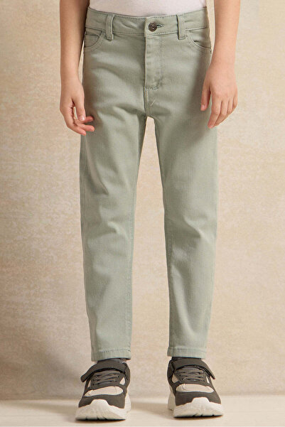 REDTAG Boys Grey Regular Fit Jeans