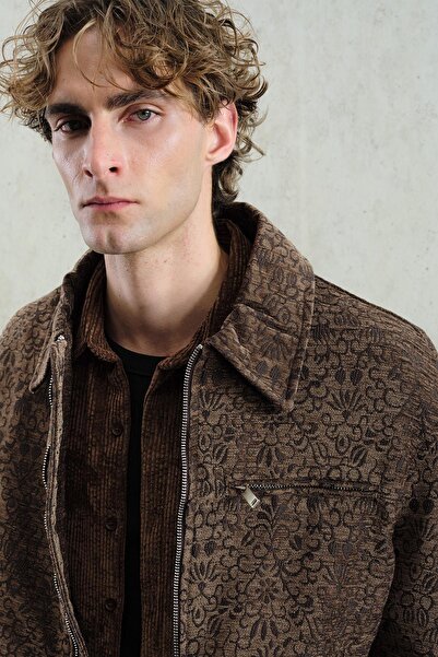 GIESTO Jacquard Textured Jacket