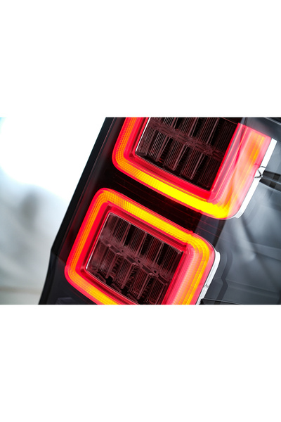 OEM LED Taillights compatible with Ford Ranger (2012-2018) Clear Glass with Dynamic Signal