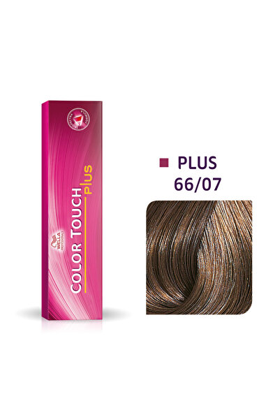 Wella Professionals Color Touch Plus, Semi-permanent hair dye, ammonia-free, 66/07 Dark Blonde Natu