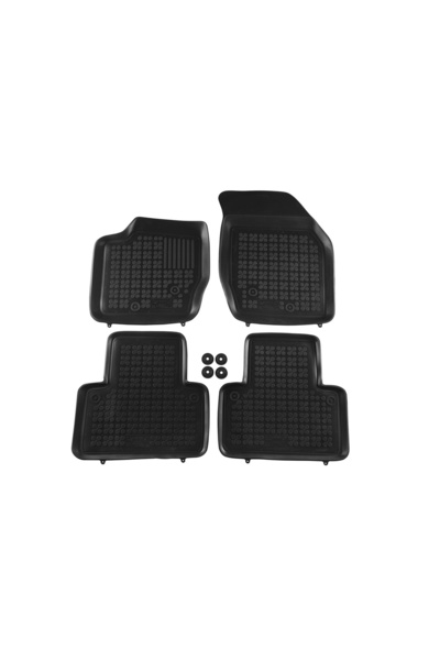 OEM Covorase Presuri Auto Negru din Cauciuc compatibil cu VOLVO XC90 I (2002 ...