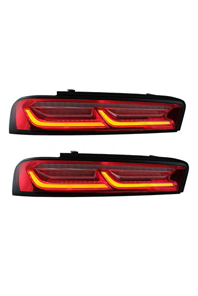 OEM Stopuri Full LED Light Bar compatibil cu Chevrolet Camaro (2015-2017) Ros...