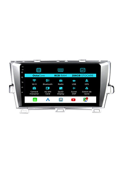 OEM Navigatie Dedicata Toyota Prius W3 (2009 - 2015), 9Inch, 8Gb Ram, 256Gb S...