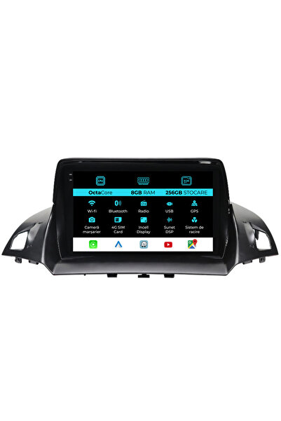 OEM Navigatie Dedicata Ford Kuga (2013-2017), 9Inch, 8Gb Ram, 256Gb Stocare, ...