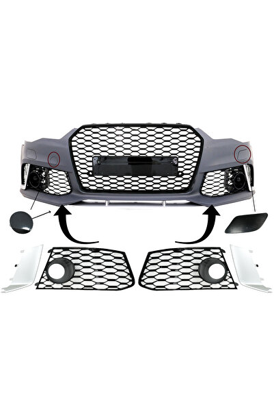 OEM Accesorii Bara Fata compatibil cu Audi A6 C7 4G Facelift (2011-2018) RS6 ...
