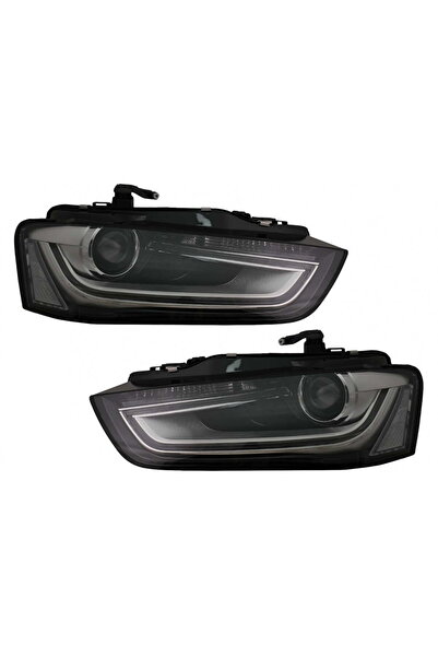 OEM Faruri LED DRL compatibil cu Audi A4 B8.5 Facelift (2012-2015) Negru