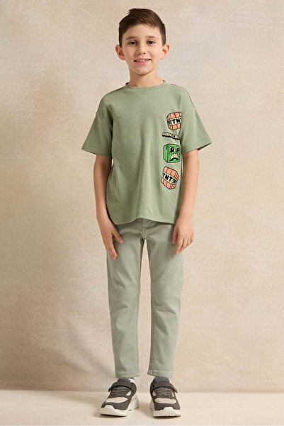 REDTAG Boys Grey Regular Fit Jeans
