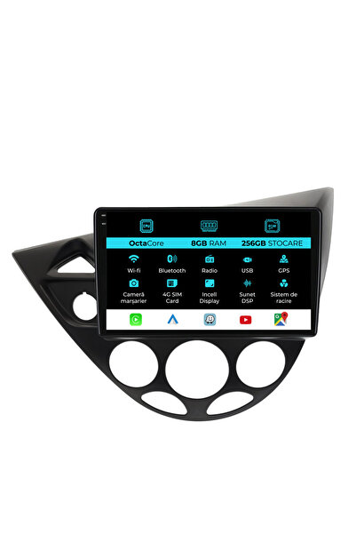 OEM Navigatie Dedicata Ford Focus MK1 (1998-2004), Incell 9Inch, 8Gb Ram, 256...