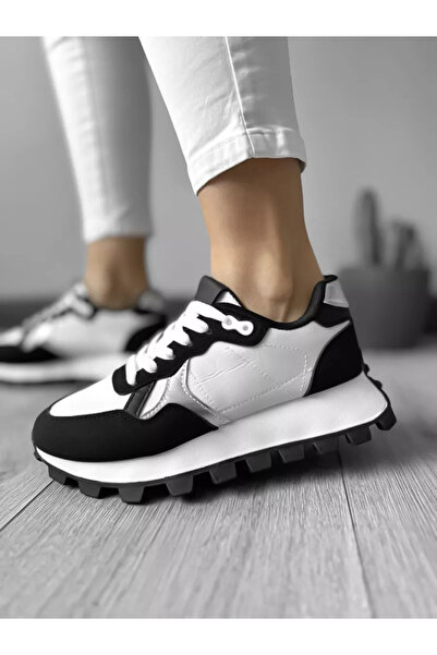 Casual Women's sneakers made of eco-leather, casual, LA219, Black