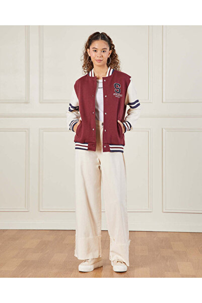 REDTAG Senior Girls Wide Leg Cropped Fold Bottom