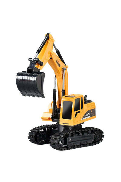 vivimall Excavator Toy for Children, Remote Control Excavator Toy, Construction Toy, USB Charging Battery