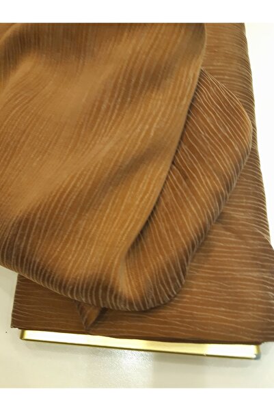 Safir Kumaş Elbiselik Ağaç Kabuğu Desenli Gül İpek Kupra 3 Metre