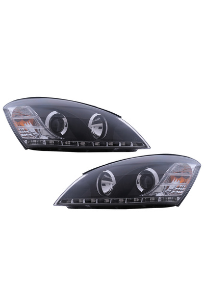 OEM Faruri LED DRL compatibil cu KIA Ceed (09.2006-08.2009) Negre