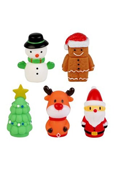Silver Star Jucărie de Crăciun cu păpușă pentru deget - 5 buc.