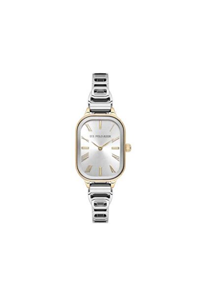 U.S. Polo Assn. Novelties Silver Dial Silver Stainless Steel Bracelet Analog ...