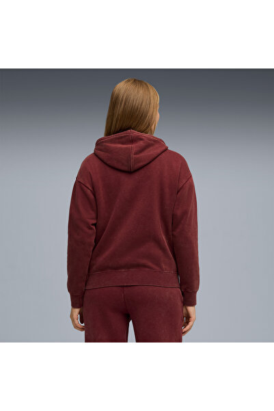 Puma Ess Elevated Wash Women's Red Sweatshirt