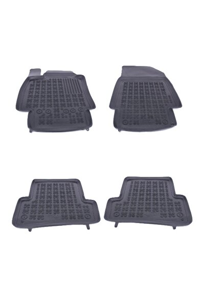 OEM Covorase Presuri Auto Negru din Cauciuc compatibil cu Renault Captur I (2...