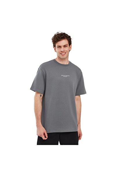 SKECHERS Graphic m Short Sleeve Men's Gray Tshirt S231094-003