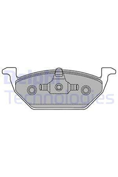 OEM Set placute frana fata VW Bora 1998-1999, DELPHI LP1436