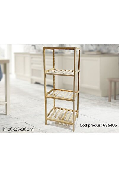 Vestiamo Casa Raft multifuncțional din lemn de pin, 4 niveluri, 35x100x30 cm