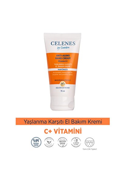 Celenes Sea BuckThorn El Bakım Kremi Yaşlanma Karşıtı 75 ml