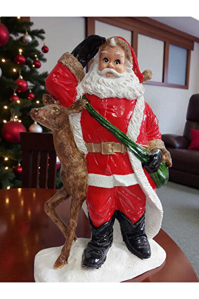 Renkli Taşlar Geyikli noelbaba